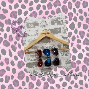 Aviator Sunglasses Bundle of 3 | Silver Black